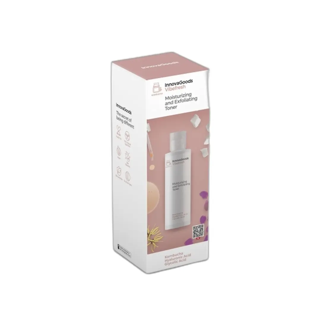 Innovagoods Vibefresh Tonico Facial Hidratante y Exfoliante de Kombucha - Contenido 150ml - Vegano - Uso Diario - No Testado en Animales 1