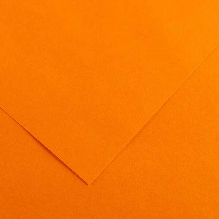 Canson Guarro Pack de 25 Cartulinas Iris de 185g - 50x65cm - Color Mandarina 1