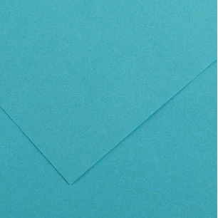Canson Guarro Pack de 25 Cartulinas Iris de 185g - 50x65cm - Color Azul Turquesa
