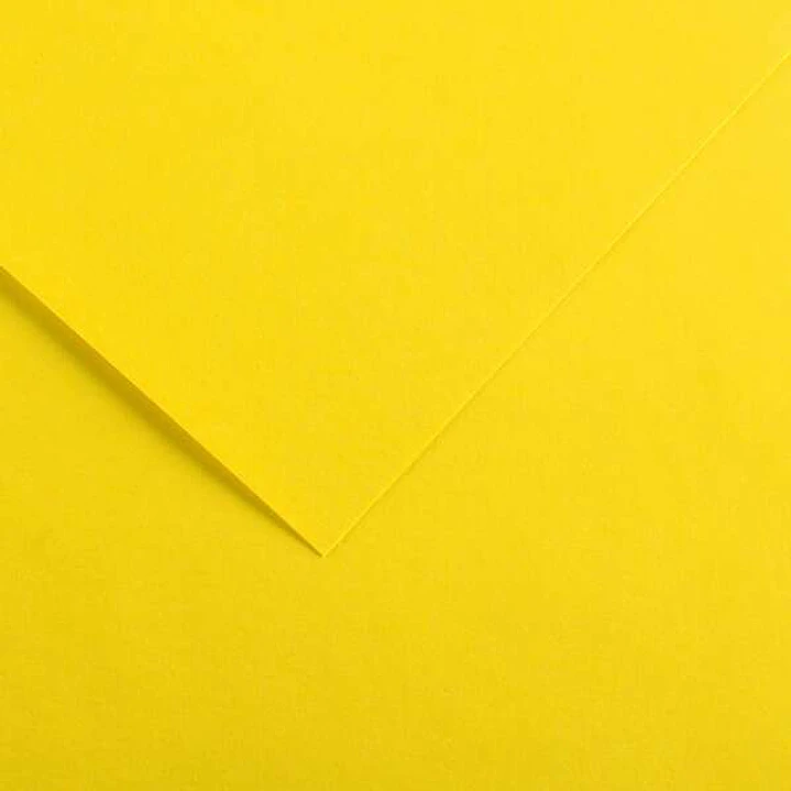 Canson Guarro Pack de 25 Cartulinas Iris de 185g - 50x65cm - Color Amarillo Canario 1