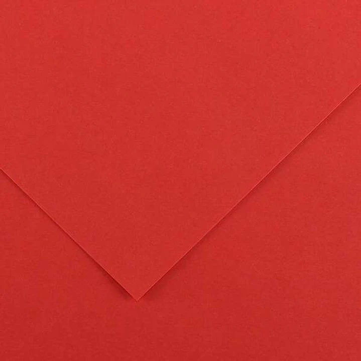 Canson Guarro Pack de 25 Cartulinas Iris de 185g - 50x65cm - Color Rojo 1