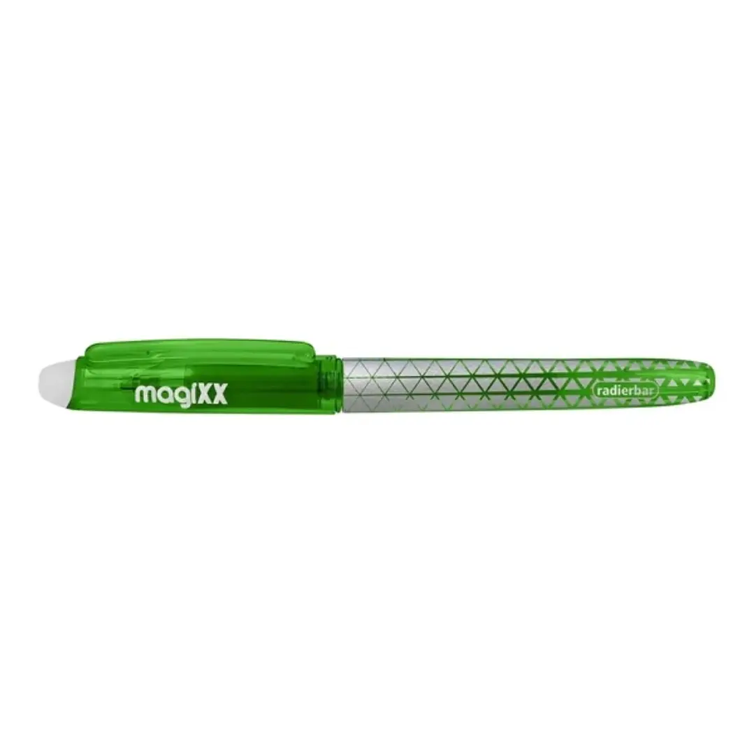 Online MagiXX Classic Boligrafo de Tinta Gel Borrable - Trazo de 0.7mm - Cartucho Reemplazable - Uso Ambidiestro - Color Verde 1