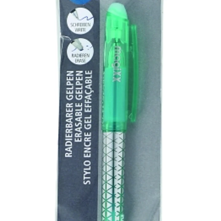 Online MagiXX Classic Boligrafo de Tinta Gel Borrable - Trazo de 0.7mm - Cartucho Reemplazable - Presentado en Blister - Uso Ambidiestro - Color Turqu 1