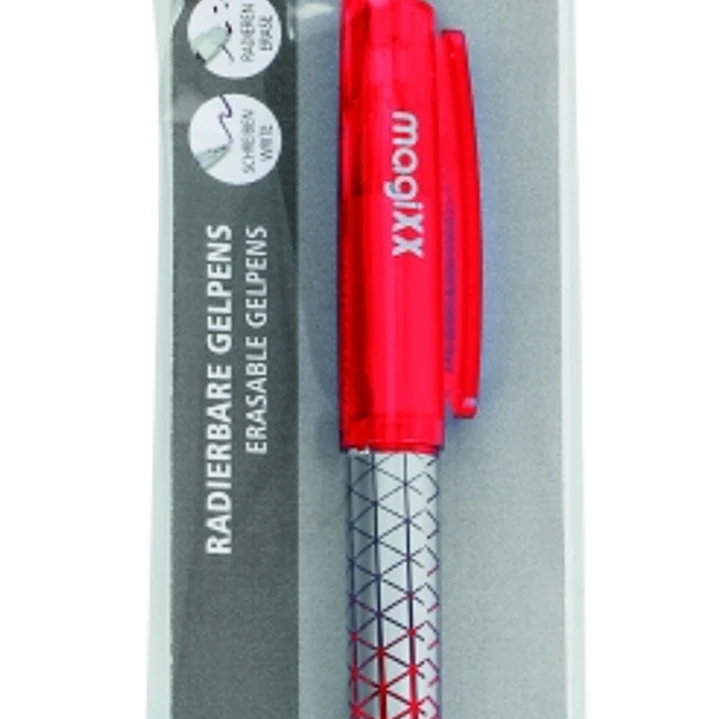 Online MagiXX Classic Boligrafo de Tinta Gel Borrable - Trazo de 0.7mm - Cartucho Reemplazable - Presentado en Blister - Uso Ambidiestro - Color Rojo 1