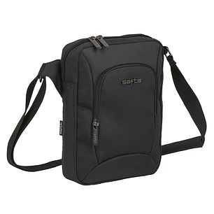 Safta Business Bandolera - Acolchado para Tablet - Tirador Doble - Bandolera Ajustable y Extraible - Hombrera Acolchada - 3.83L - 220x60x290mm - Color