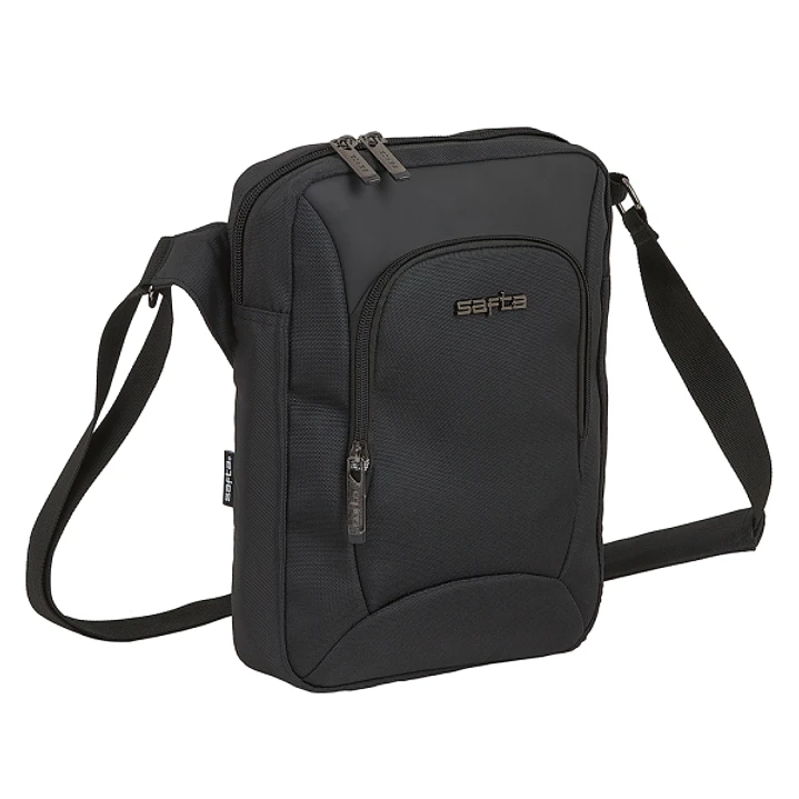 Safta Business Bandolera - Acolchado para Tablet - Tirador Doble - Bandolera Ajustable y Extraible - Hombrera Acolchada - 3.83L - 220x60x290mm - Color 1