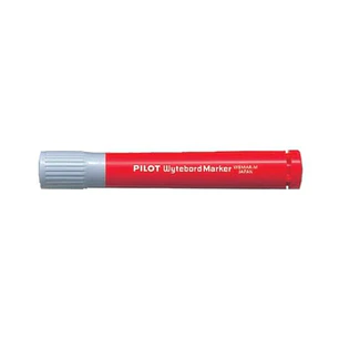 Pilot Rotulador para Pizarra Blanca - Punta Redonda de 4mm - Trazo de 1.8mm - Recargable - Tinta con Base de Alcohol - Borrable en Seco - Color Rojo