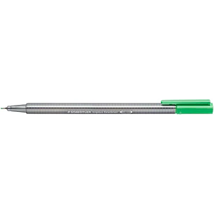 Staedtler Triplus Fineliner 334 Rotulador de Punta Fina - Trazo de 0.3mm - Tinta Base de Agua - Color Verde Palido