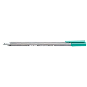 Staedtler Triplus Fineliner 334 Rotulador de Punta Fina - Trazo de 0.3mm - Tinta Base de Agua - Color Verde Esmeralda