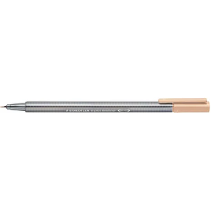 Staedtler Triplus Fineliner 334 Rotulador de Punta Fina - Trazo de 0.3mm - Tinta Base de Agua - Color Arena