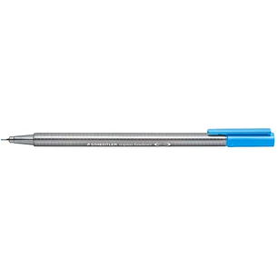 Staedtler Triplus Fineliner 334 Rotulador de Punta Fina - Trazo de 0.3mm - Tinta Base de Agua - Color Azul Claro