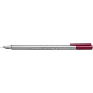 Staedtler Triplus Fineliner 334 Rotulador de Punta Fina - Trazo de 0.3mm - Tinta Base de Agua - Color Caoba