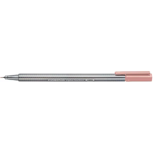 Staedtler Triplus Fineliner 334 Rotulador de Punta Fina - Trazo de 0.3mm - Tinta Base de Agua - Color Rosa Antiguo