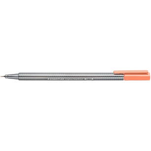 Staedtler Triplus Fineliner 334 Rotulador de Punta Fina - Trazo de 0.3mm - Tinta Base de Agua - Color Salmon