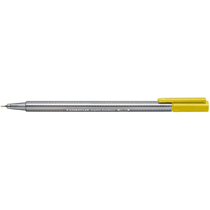 Staedtler Triplus Fineliner 334 Rotulador de Punta Fina - Trazo de 0.3mm - Tinta Base de Agua - Color Mostaza