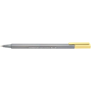 Staedtler Triplus Fineliner 334 Rotulador de Punta Fina - Trazo de 0.3mm - Tinta Base de Agua - Color Vainilla