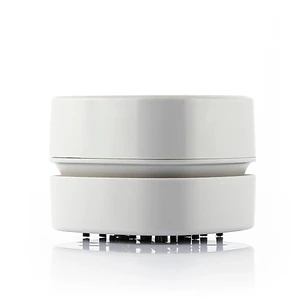 Innovagoods Micuum Mini Aspirador de Escritorio - Ideal para Mascotas - Facil Limpieza - Cepillos en la Base - 2 Pilas AA - Interruptor de Encendido -