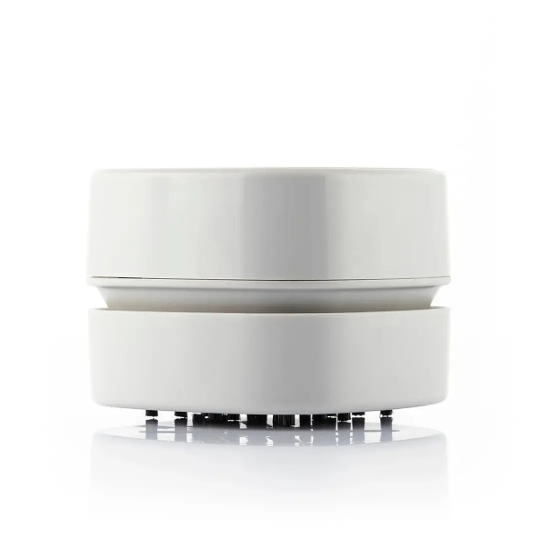 Innovagoods Micuum Mini Aspirador de Escritorio - Ideal para Mascotas - Facil Limpieza - Cepillos en la Base - 2 Pilas AA - Interruptor de Encendido - 1