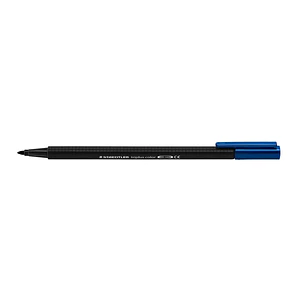 Staedtler Triplus Color 323 Rotulador de Punta Fina - Trazo 1mm Aprox - Tinta Base de Agua - Color Negro
