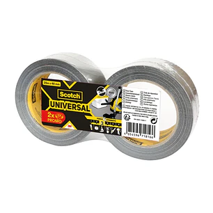 Scotch Universal Cinta Adhesiva Americana - 48mm x 25m - Color Plata