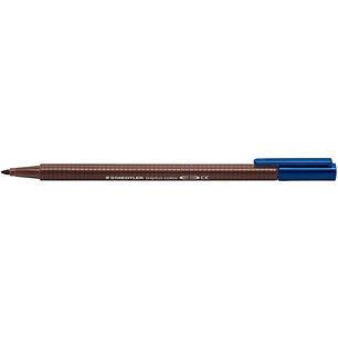 Staedtler Triplus Color 323 Rotulador de Punta Fina - Trazo 1mm Aprox - Tinta Base de Agua - Color Marron Tabaco