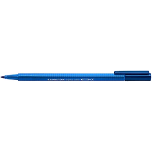 Staedtler Triplus Color 323 Rotulador de Punta Fina - Trazo 1mm Aprox - Tinta Base de Agua - Azul Delft