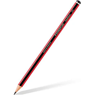 Staedtler Tradition 110 Lapiz de Grafito Hexagonal - Mina 2H - Resistencia a la Rotura - Madera de Bosques Sostenibles
