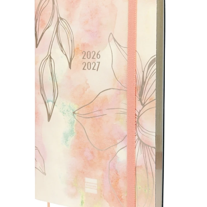 Finocam Mara Agenda de Tapa Flexible Internacional - 18 Meses - Semana Vista Vertical - Formato Y10 - 140x204mm - Papel de 80g/m2 - Esquinas Microperf 1