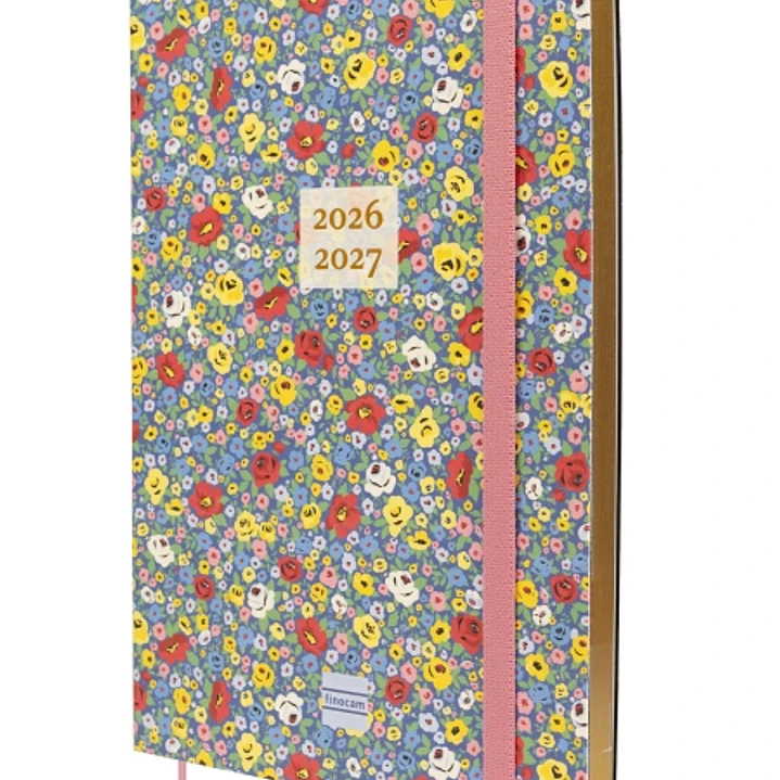 Finocam Mara Agenda de Tapa Flexible Internacional - 18 Meses - Semana Vista Vertical - Formato Y10 - 140x204mm - Papel de 80g/m2 - Esquinas Microperf 1
