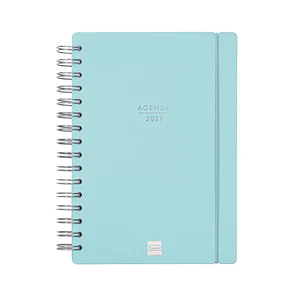 Finocam Haiku Agenda de Espiral en Catalan - 16 Meses - Semana Vista Horizontal - Formato E10 - 155x212mm - Tapa Dura - Papel de 95g/m2 - Cierre con G