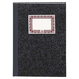 Dohe Cuaderno Cartone Modelo Cuadricula de 100 Hojas - Folio Natural - Tapa en Tres Piezas con Lomera de Tela - Interior en Papel Offset de 70g/m2 - C