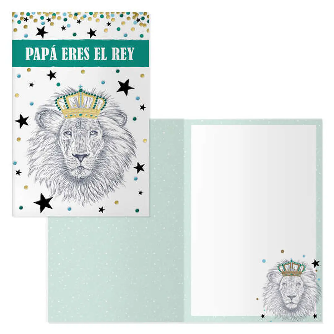 Dohe Pack de 6 Tarjetas de Felicitacion Dia del Padre - 11.5x17cm - Impresion a Todo Color - Estampaciones con Pelicula de Color - Papel Offset Blanco 1