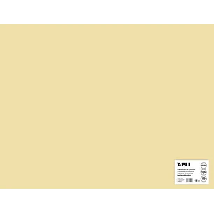 Apli Cartulina Crema 50 x 65cm 170g 25 Hojas