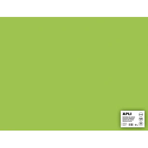 Apli Cartulina Verde Claro 50 x 65cm 170g 25 Hojas