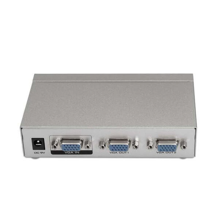 Aisens SVGA Duplicador para 2 Monitores con Alimentacion - Color Plata 1