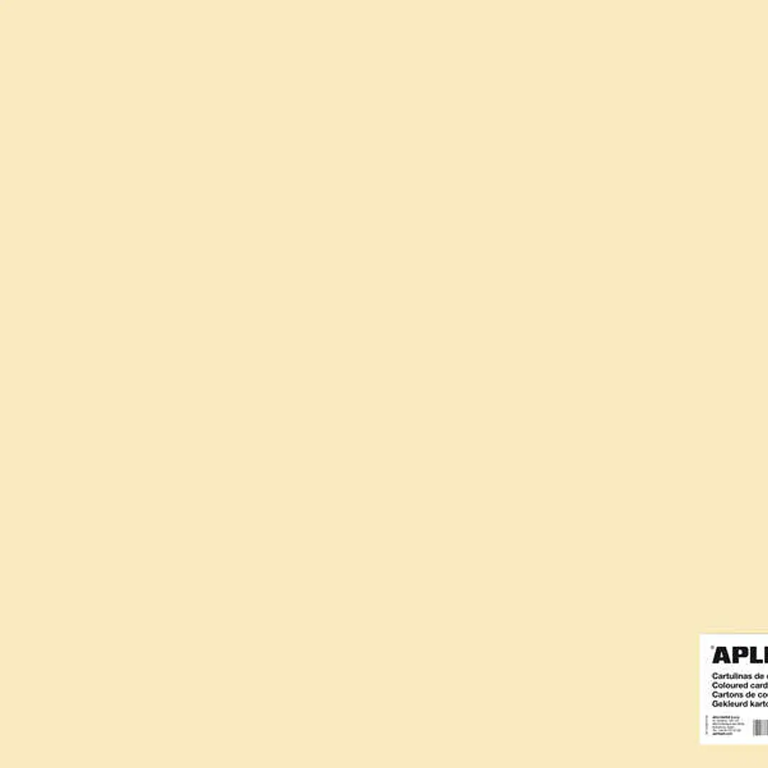 Apli Cartulina Marfil 50 x 65cm 170g 25 Hojas 1