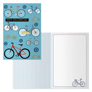 Dohe Pack de 6 Tarjetas de Felicitacion Dia del Padre - 11.5x17cm - Impresas a Todo Color - Estampaciones con Pelicula de Color - Estampacion en Seco 