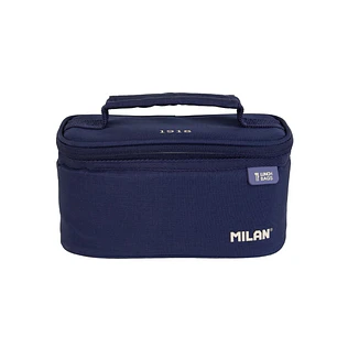 Milan Coleccion 430 Bolsa Isotermica Porta Alimentos 1,5L - Incluye 1 Recipiente para Alimentos - Interior Aislante Termico - Apertura Total - Color A