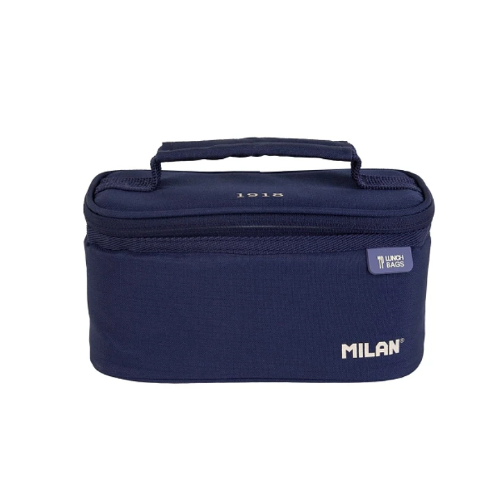 Milan Coleccion 430 Bolsa Isotermica Porta Alimentos 1,5L - Incluye 1 Recipiente para Alimentos - Interior Aislante Termico - Apertura Total - Color A 1