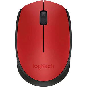 Logitech M171 Raton Inalambrico 1000dpi - 3 Botones - Uso Ambidiestro - Color Rojo