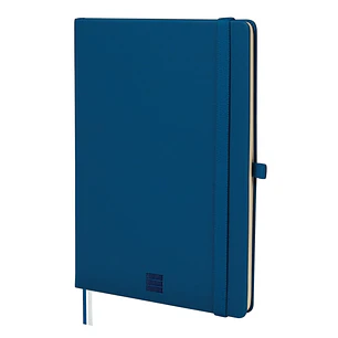 Finocam Nexo Cuaderno de Tapa Dura - 72 Hojas - Formato A5 - 148x210mm - Rayado Horizontal - Papel Crema de 80g/m2 - Bolsillo Interior - Portaboligraf