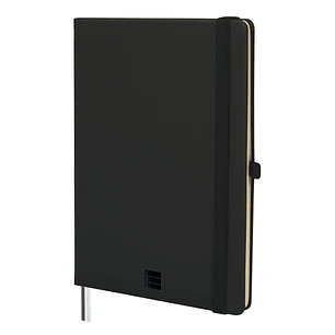 Finocam Nexo Cuaderno de Tapa Dura - 72 Hojas - Formato A5 - 148x210mm - Rayado Horizontal - Papel Crema de 80g/m2 - Bolsillo Interior - Portaboligraf