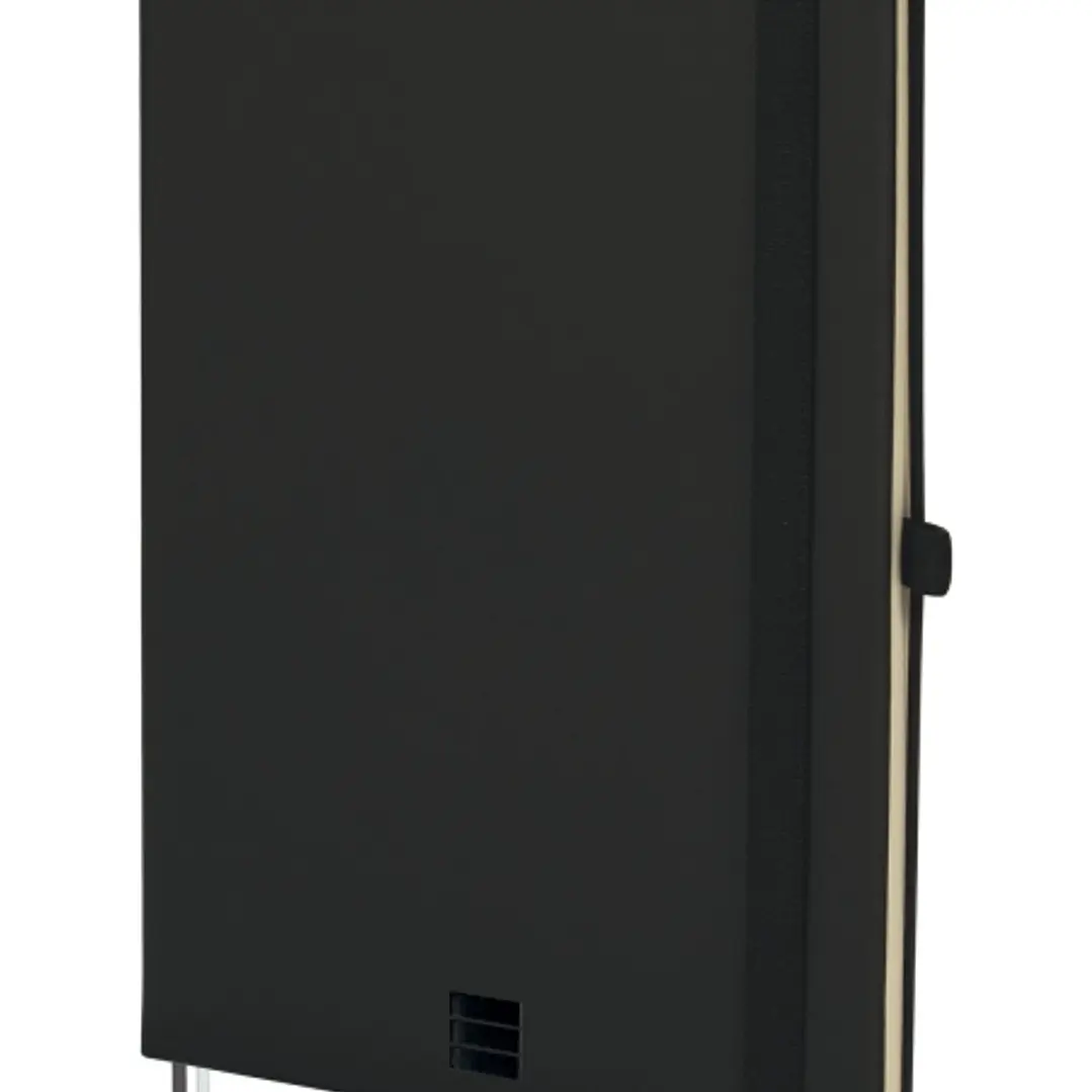 Finocam Nexo Cuaderno de Tapa Dura - 72 Hojas - Formato A5 - 148x210mm - Rayado Horizontal - Papel Crema de 80g/m2 - Bolsillo Interior - Portaboligraf 1