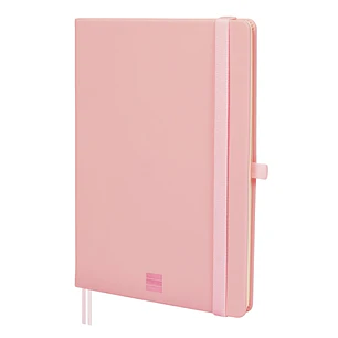 Finocam Nexo Cuaderno de Tapa Dura - 72 Hojas - Formato A5 - 148x210mm - Papel Crema de 80g/m2 - Bolsillo Interior - Cierre con Goma - Portaboligrafo 