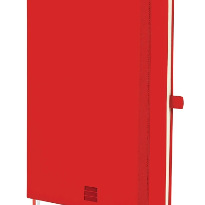 Finocam Nexo Cuaderno de Tapa Dura - 72 Hojas - Formato A5 - 148x210mm - Papel Crema de 80g/m2 - Bolsillo Interior - Cierre con Goma - Portaboligrafo  1