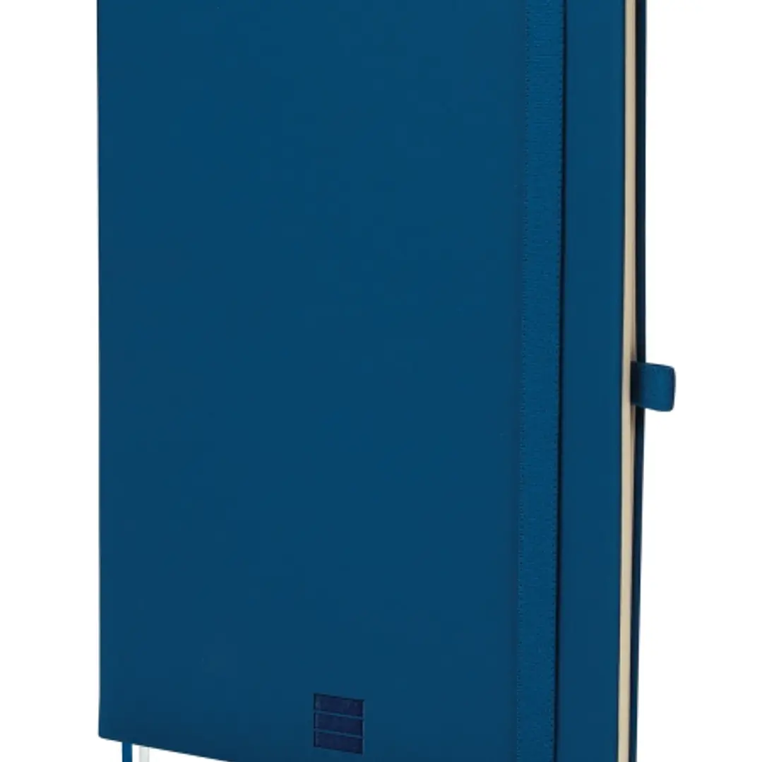Finocam Nexo Cuaderno de Tapa Dura - 72 Hojas - Formato A5 - 148x210mm - Papel Crema de 80g/m2 - Bolsillo Interior - Cierre con Goma - Portaboligrafo  1