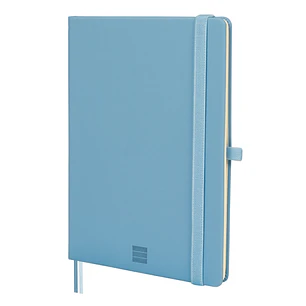 Finocam Nexo Cuaderno de Tapa Dura - 72 Hojas - Formato A5 - 148x210mm - Papel Crema de 80g/m2 - Liso - Bolsillo Interior - Cierre con Goma - Hojas Mi