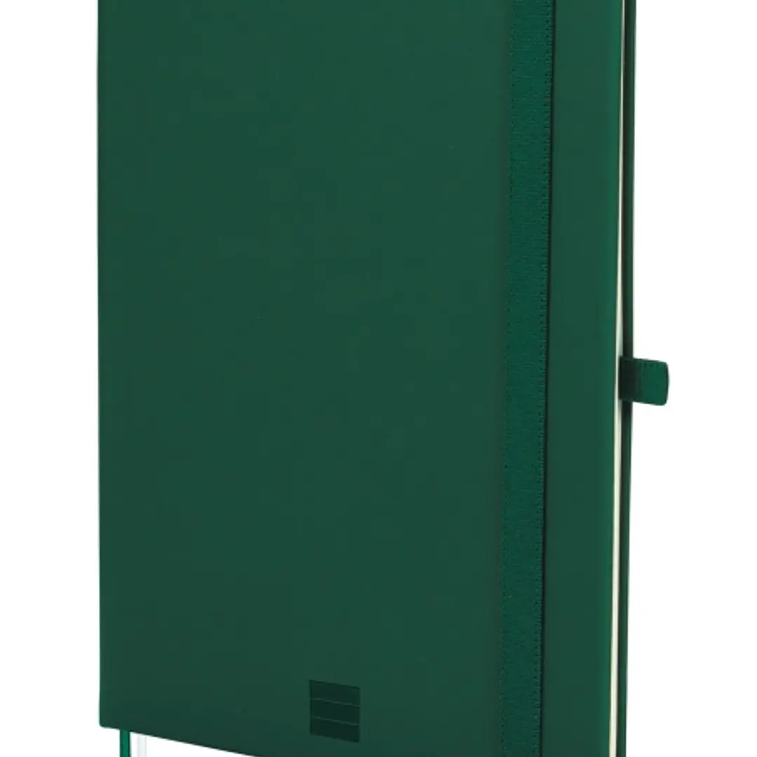 Finocam Nexo Cuaderno de Tapa Dura - 72 Hojas - Formato A5 - 148x210mm - Papel Crema de 80g/m2 - Liso - Bolsillo Interior - Cierre con Goma - Hojas Mi 1