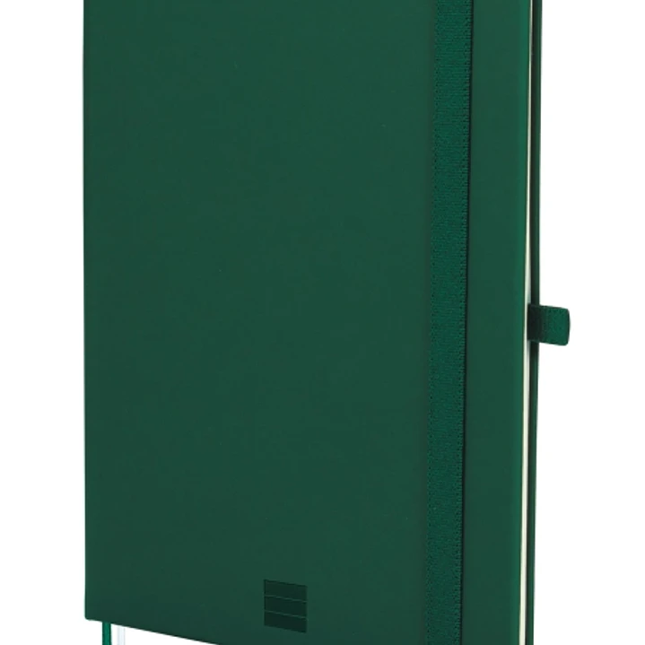 Finocam Nexo Cuaderno de Tapa Dura - 72 Hojas - Formato A5 - 148x210mm - Papel Crema de 80g/m2 - Liso - Bolsillo Interior - Cierre con Goma - Hojas Mi 1