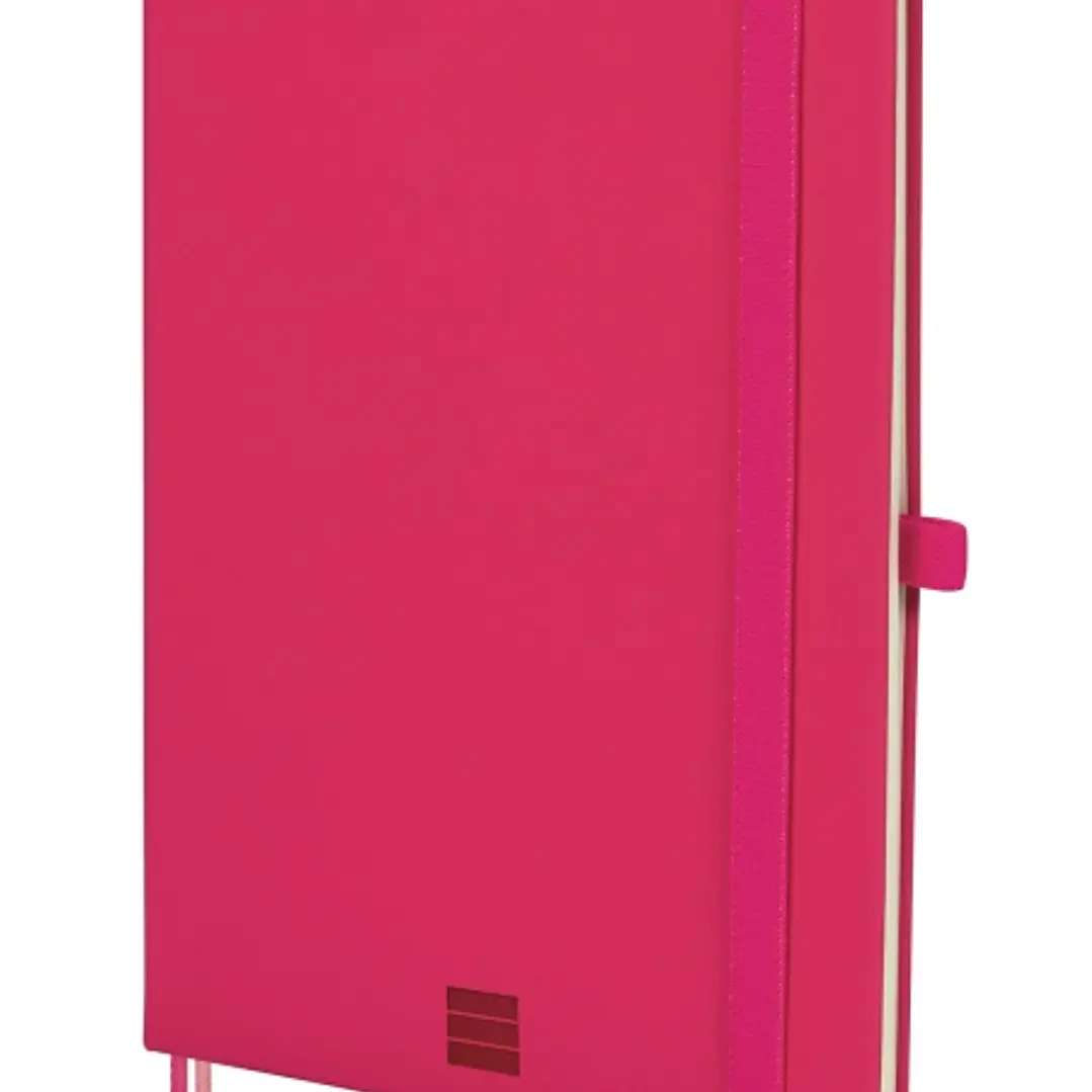 Finocam Nexo Cuaderno de Tapa Dura - 72 Hojas - Formato A5 - 148x210mm - Papel Crema de 80g/m2 - Liso - Bolsillo Interior - Cierre con Goma - Hojas Mi 1